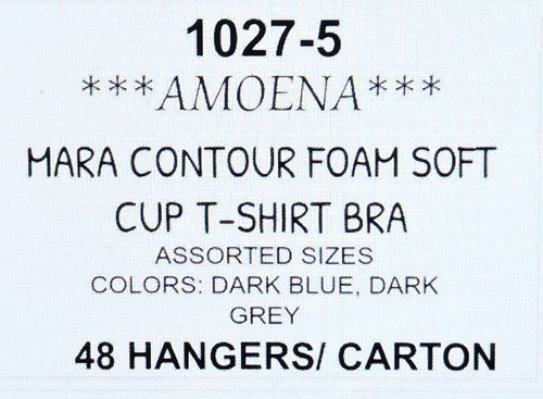 AMOENA MARA CONTOUR FOAM SOFT CUP T-SHIRT BRA STYLE 1027-5