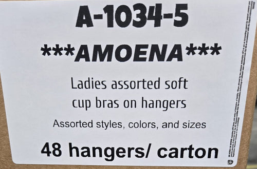 AMOENA LADIES SOFT CUP BRAS STYLE A-1034-5