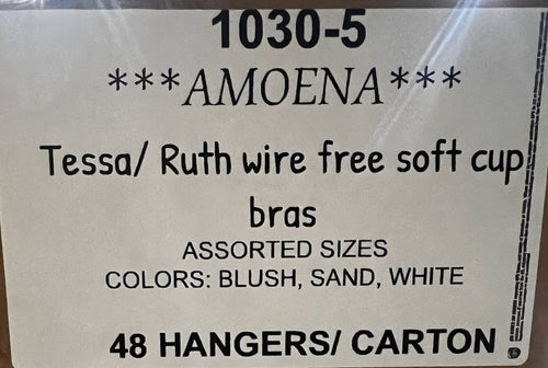 AMOENA TESSA/RUTH WIRE FREE SOFT CUP BRAS STYLE 1030-5