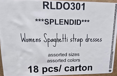 SPLENDID WOMENS SPAGHETTI STRAP DRESSES STYLE RLDO301