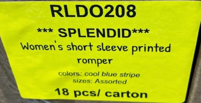 SPLENDID WOMENS SHORT SLEEVE PRINTED ROMPER STLYE RLDO208