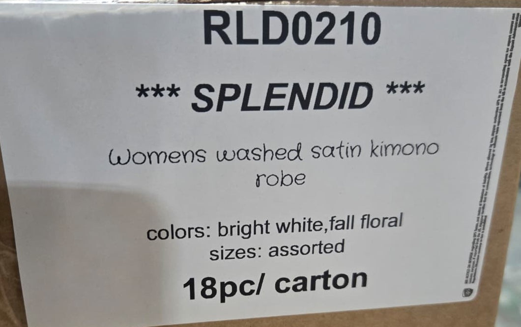 SPLENDID WOMENS WASHED SATIN KIMONO ROBE STYLE RLD0210