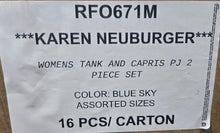 KAREN NEUBURGER WOMENS TANK AND CAPRIS PJ 2PC SET STYLE RFO671M