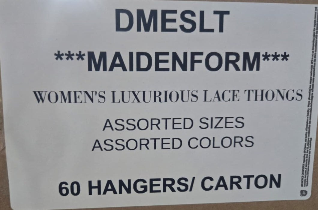 MAIDENFORM WOMEN'S LUXURIOUS LACE THONGS STYLE DMESLT