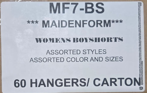 MAIDENFORM LADIES PANTIES BOYSHORTS Style MF7-BS