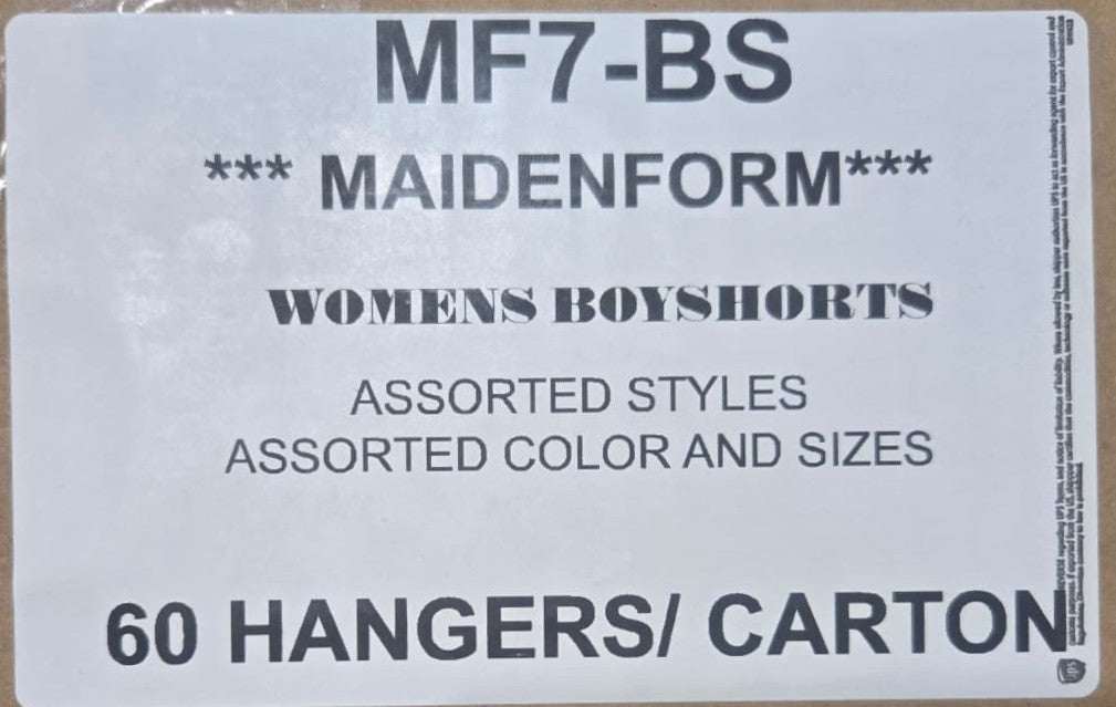 MAIDENFORM LADIES PANTIES BOYSHORTS Style MF7-BS
