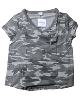 SPLENDID WOMENS JERSEY V-NECK TEE AND JOGGER 2 PC PJ SET STYLE R85D082