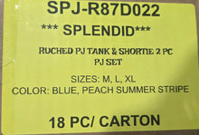SPLENDID RUCHED PJ TANK & SHORTIE 2PC PJ SET STYLE SPJ-R87D022