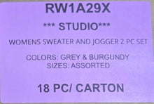 STUDIO WOMENS SWEATER AND JOGGER 2PC SET STYLE RW1A29X