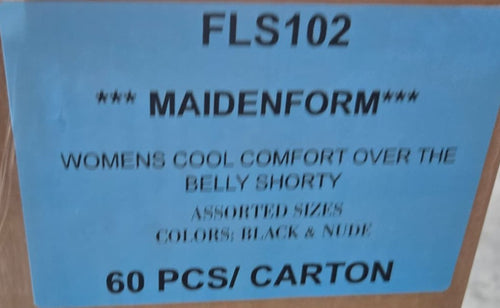 MAIDENFORM WOMENS COOL COMFORT OVER THE BELLY SHORTY STYLE FLS102