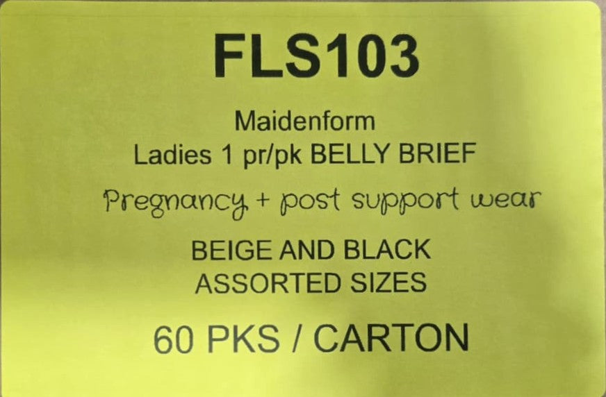 MAIDENFORM LADIES BELLY BRIEF STYLE FLS103