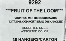 FRUIT OF THE LOOM WOMENS MOLDED UNDERWIRE EXTREME COMFORT BRAS STYLE 9292