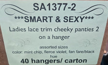 SMART & SEXY LADIES LACE TRIM CHEEKY PANTIES STYLE SA1377-2