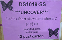 UNCOVER LADIES SHORT SLEEVE AND SHORTS 2PC PJ SET STYLE DS1019-SS