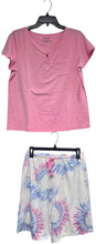 UNCOVER LADIES SHORT SLEEVE AND SHORTS 2PC PJ SET STYLE DS1019-SS