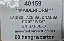 MAIDENFORM LADIES LACE BACK TANGA UNDERWEAR STYLE 40159