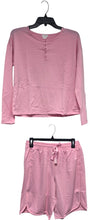 UNCOVER LADIES LONG SLEEVE AND SHORTS 2 PIECE PJ SET STYLE DS1019-LS