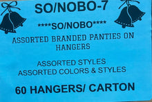 SO/NOBO ASSORTED BRANDED PANTIES STYLE SO/NOBO-7