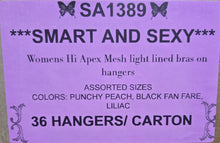 SMART AND SEXY WOMENS HI APEX MESH LIGHT LINED BRAS STYLE SA1389