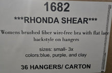 RHONDA SHEAR WOMENS BRUSHED FIBER WIRE-FREE BRA WITH FLAT LACE BACKSTYLE STYLE 1682
