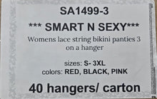 SMART N SEXY WOMENS LACE STRING BIKINI PANTIES STYLE SA1499-3
