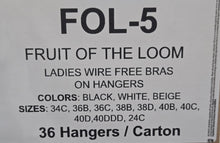 FRUIT OF THE LOOM LADIES WIRE FREE BRAS STYLE FOL-5