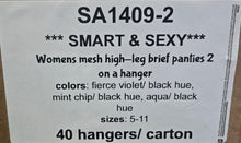 SMART & SEXY WOMENS MESH HIGH-LEG BRIEF PANTIES STYLE SA1409-2