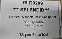 SPLENDID WOMENS WASHED SATIN 2PC PJ SET STYLE RLD0209