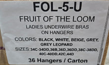 FRUIT OF THE LOOM LADIES UNDERWIRE BRAS STYLE FOL-5-U