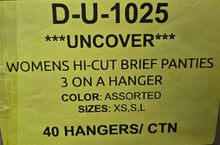 UNCOVER WOMENS HI-CUT BRIEF PANTIES STYLE D-U-1025