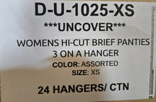 UNCOVER WOMENS HI-CUT BRIEF PANTIES STYLE D-U-1025