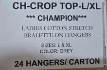 CHAMPION LADIES COTTON STRETCH BRALETTE STYLE CH-CROPTOP