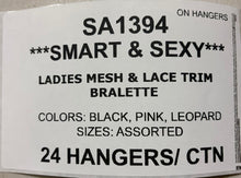 SMART & SEXY LADIES MESH & LACE TRIM BRALETTE STYLE SA1394