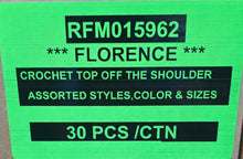 FLORENCE CROCHET TOP OFF THE SHOULDER STYLE RFM015962