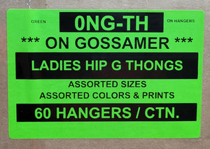 ON GOSSAMER LADIES HIP G THONGS STYLE ONG-TH