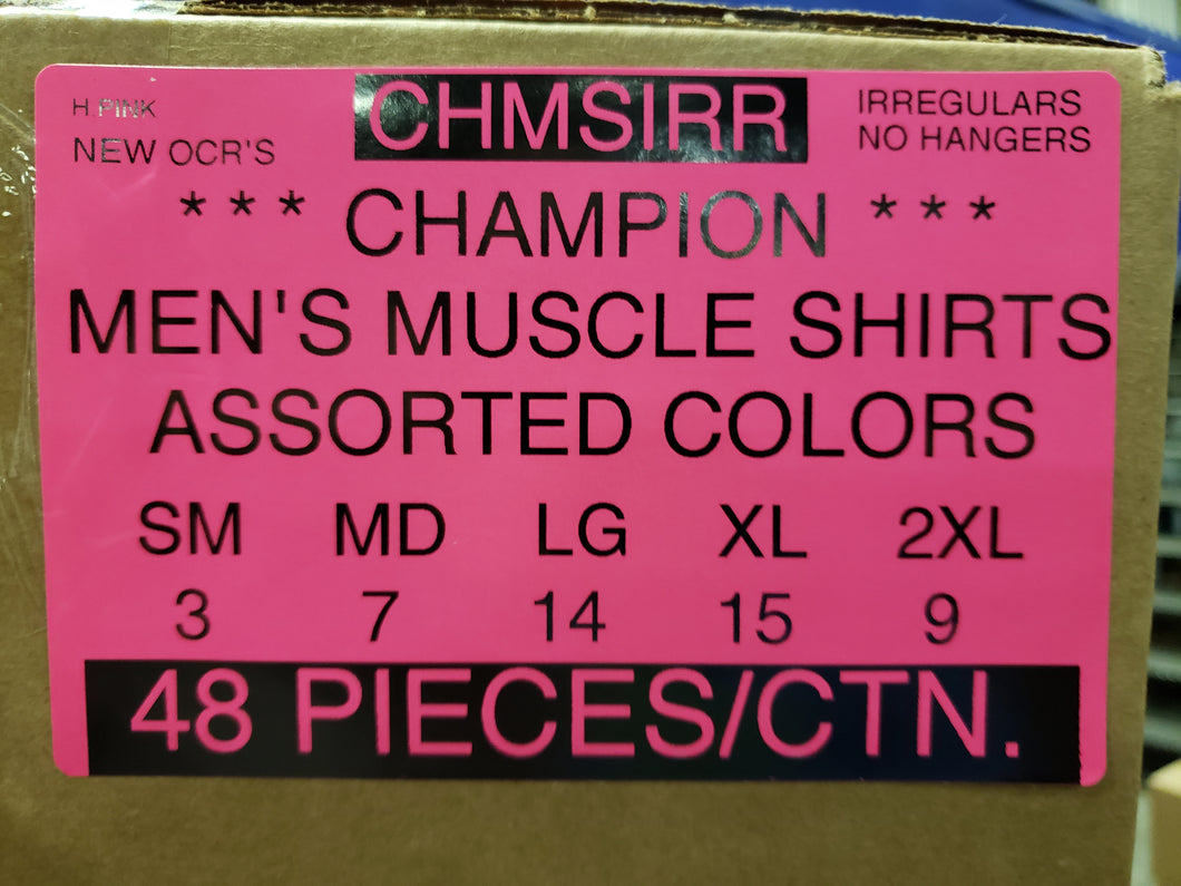 Champion Men's Muscle Shirts Style CHMSIRR