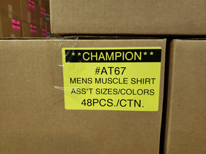 Champion Men's Muscle Shirt Style AT67