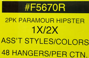2PK PARAMOUR HIPSTER Style F5670R