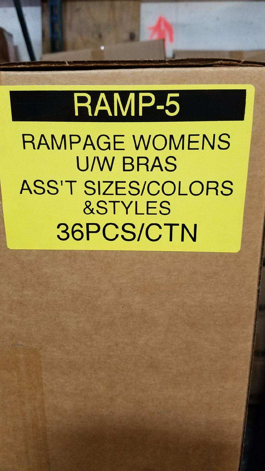 RAMPAGE WOMENS U/W BRAS Style RAMP-5