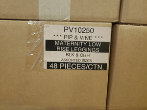 PIP & VINE MATERNITY LOW RISE LEGGINGS Style PV10250