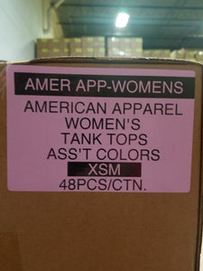 AMERICAN APPAREL WOMEN'S TANK TOPS STYLE AMER APP-WOMENS TANK TOPS