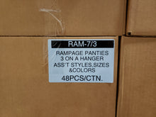 RAMPAGE PANTIES 3 ON A HANGER Style RAM-7/3