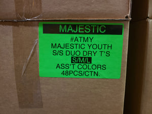 MAJESTIC YOUTH S/S DUO DRY T'S Style ATMY