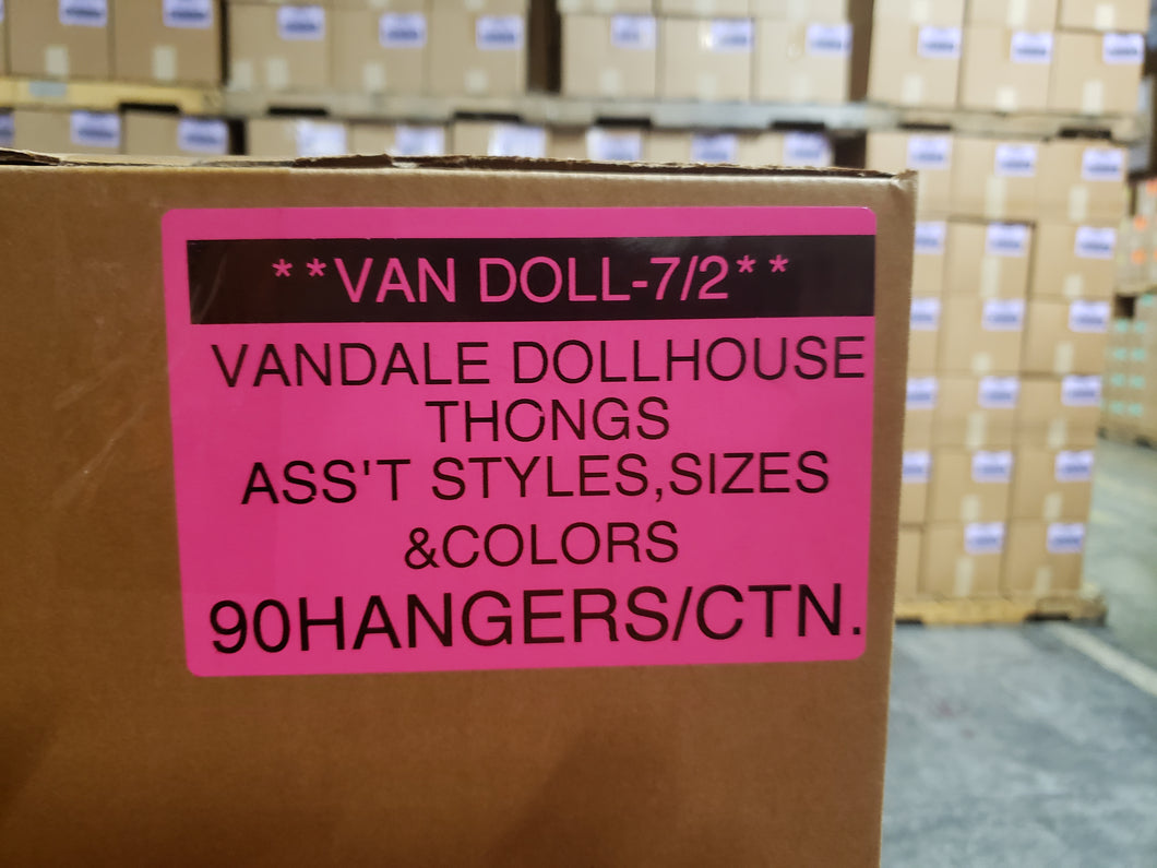 VANDALE DOLLHOUSE THONGS Style VAN DOLL-7/2