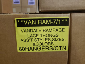 VANDALE RAMPAGE LACE THONGS Style VAN RAM-7/1