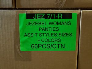 JEZEBEL WOMENS PANTIES Style JEZ 7/1-R