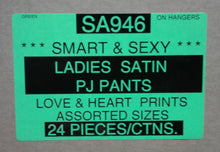 SMART & SEXY LADIES SATIN PJ PANT STYLE SA946