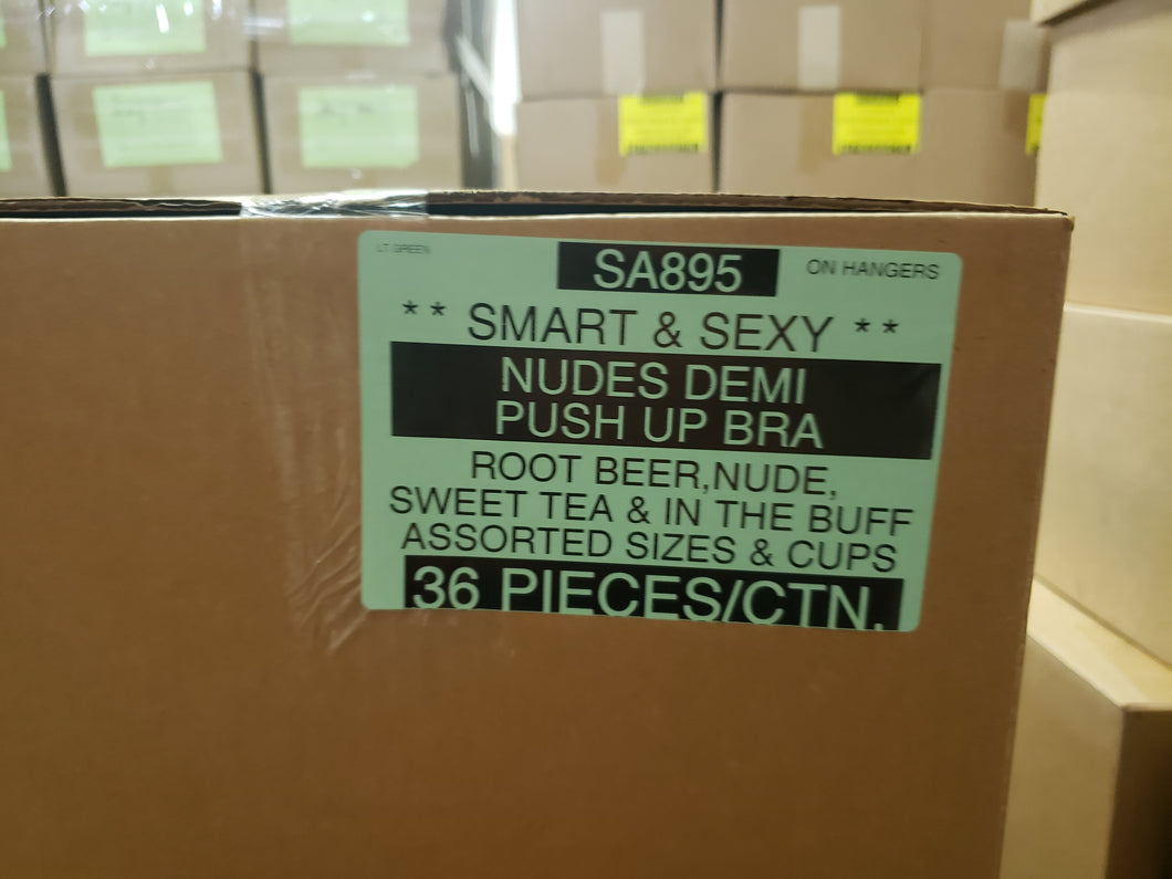 SMART & SEXY NUDES DEMI PUSH UP BRA