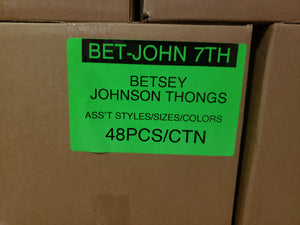BETSEY JOHNSON THONGS STYLE BET-JOHN 7TH