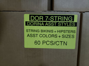 DORINA STRING BIKINIS + HIPSTERS STYLE DOR 7-STRING